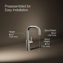Kohler Components Beverage faucet - Vibrant Polished Nickel - image 3