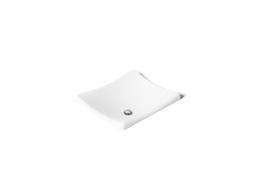Kohler DemiLav 18-1/4'' rectangular vessel bathroom sink, no overflow - White - image 1