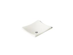 Kohler DemiLav 18-1/4'' rectangular vessel bathroom sink, no overflow - Biscuit - image 1