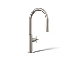 BilletE Pull-down kitchen sink faucet with two-function sprayhead - Vibrant Stainless - image 1