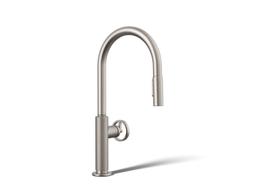 BilletE Pull-down kitchen sink faucet with two-function sprayhead - Vibrant Stainless - image 1