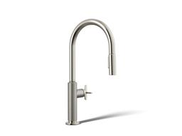 BilletE Touchless pull-down kitchen sink faucet with two-function sprayhead - Vibrant Polished Nickel - image 1