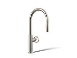 BilletE Touchless pull-down kitchen sink faucet with two-function sprayhead - Vibrant Polished Nickel - image 1