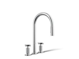 BilletE Pull-down kitchen sink faucet with two-function sprayhead - image 1