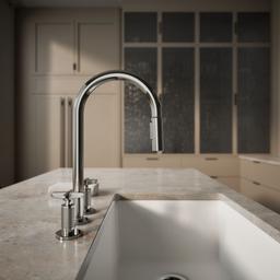 BilletE Pull-down kitchen sink faucet with two-function sprayhead - image 7