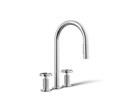 BilletE Pull-down kitchen sink faucet with two-function sprayhead - image 1