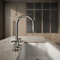 BilletE Pull-down kitchen sink faucet with two-function sprayhead - image 7