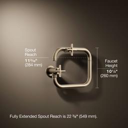 BilletE Wall-mount pot filler - Vibrant Brushed Bronze - image 3