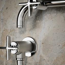 BilletE Wall-mount pot filler - Polished Chrome - image 4