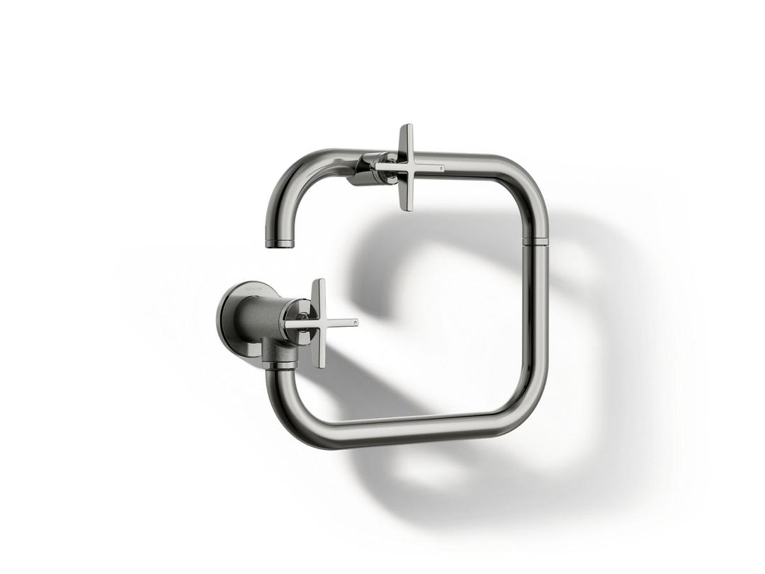 BilletE Wall-mount pot filler - Vibrant Titanium by Kohler