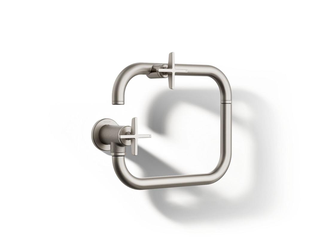 BilletE Wall-mount pot filler - Vibrant Stainless by Kohler
