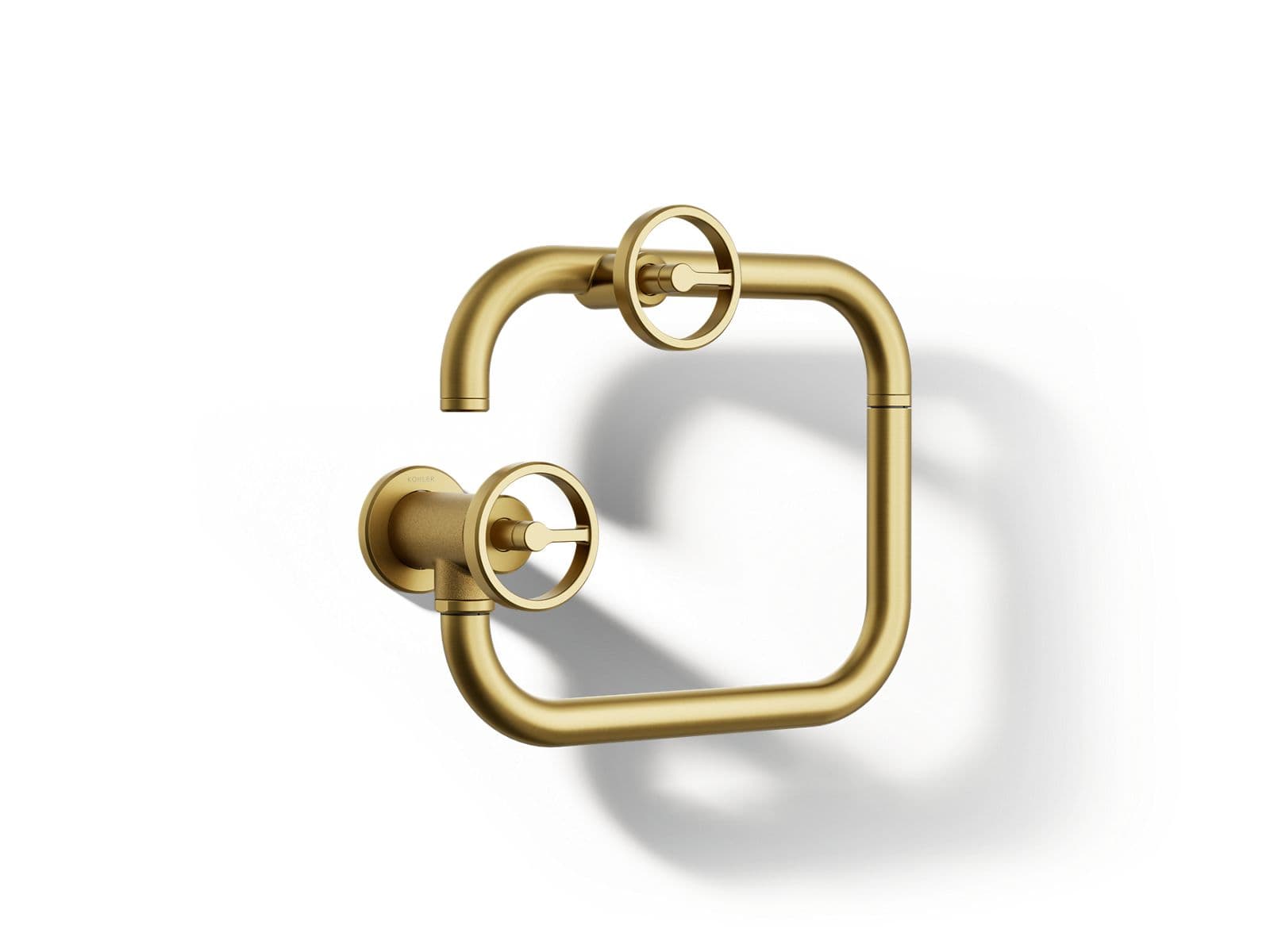 Kohler | Billet | Pot Filler - Vibrant Brushed Moderne Brass by Kohler