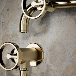 BilletE Wall-mount pot filler - Vibrant French Gold - image 4