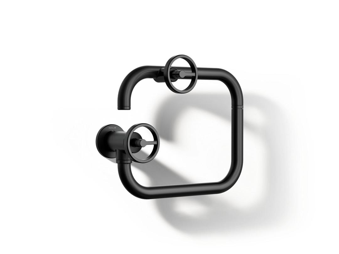 BilletE Wall-mount pot filler - Matte Black by Kohler