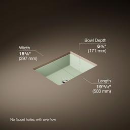 Kohler | Verticyl | Bathroom Sink - Aspen Green - image 3