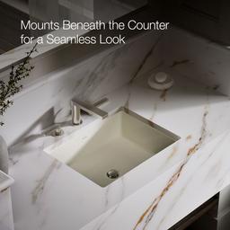 Verticyl 19-3/4'' rectangular undermount bathroom sink - image 5