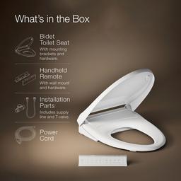 PureWash E930 Elongated bidet toilet seat with remote control - image 6