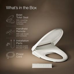 PureWash E930 Elongated bidet toilet seat with remote control - image 6