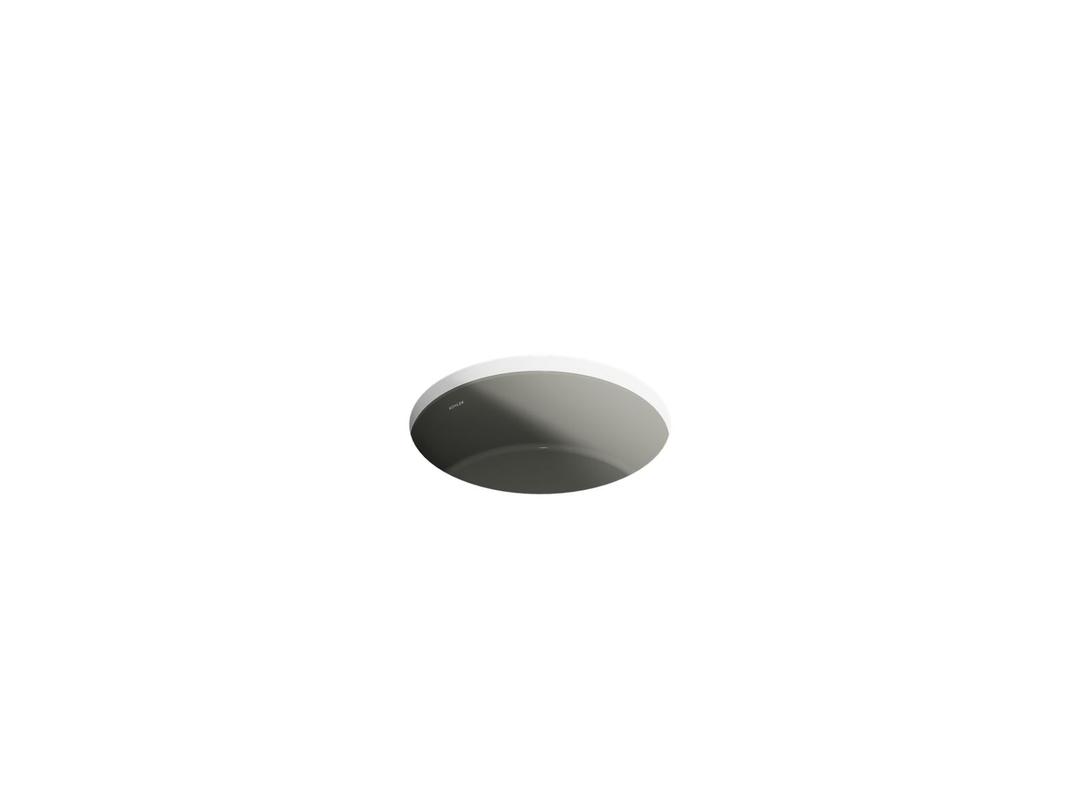 Kohler Verticyl 15-3/4'' round undermount bathroom sink - Thunder Grey by Kohler