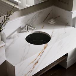 Kohler Verticyl 15-3/4'' round undermount bathroom sink - Black - image 2