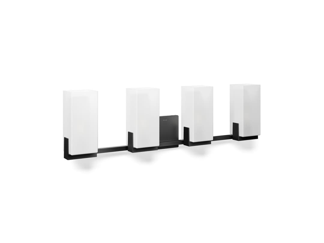 Kohler HonestyE Four-light sconce - Matte Black by Kohler