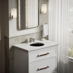 Caxton 16-1/8'' round undermount bathroom sink, no overflow - Black - image 4