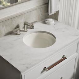Kohler Caxton 16-1/8'' round undermount bathroom sink, no overflow - Biscuit - image 2