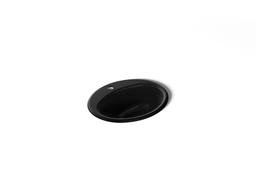 Kohler Farmington 19-1/4'' oval drop-in bathroom sink - Black - image 1