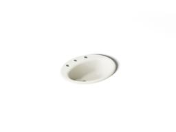 Kohler Farmington 19-1/4'' oval drop-in bathroom sink - Biscuit - image 1
