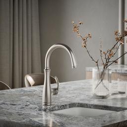 Bellera Single-handle bar sink faucet - Vibrant Stainless - image 2