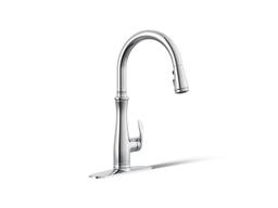 Bellera Touchless pull-down kitchen sink faucet with three-function sprayhead - image 1