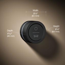 Kohler DTV Mode Wall-mount bath filler digital interface - Matte Black - image 3