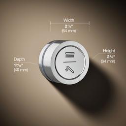Kohler DTV Mode Dual-outlet shower digital interface with eco-mode diverter - Polished Chrome - image 4