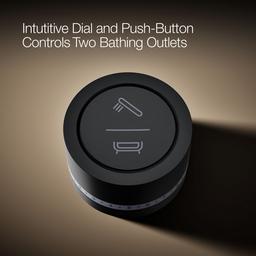 Kohler DTV Mode Deck-mount bath/shower digital interface - Matte Black - image 4