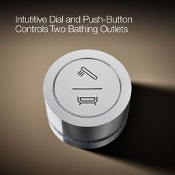 Kohler DTV Mode Deck-mount bath/shower digital interface - Polished Chrome - image 4