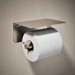 Kohler KuminE Covered horizontal toilet paper holder - Vibrant Brushed Nickel - image 2