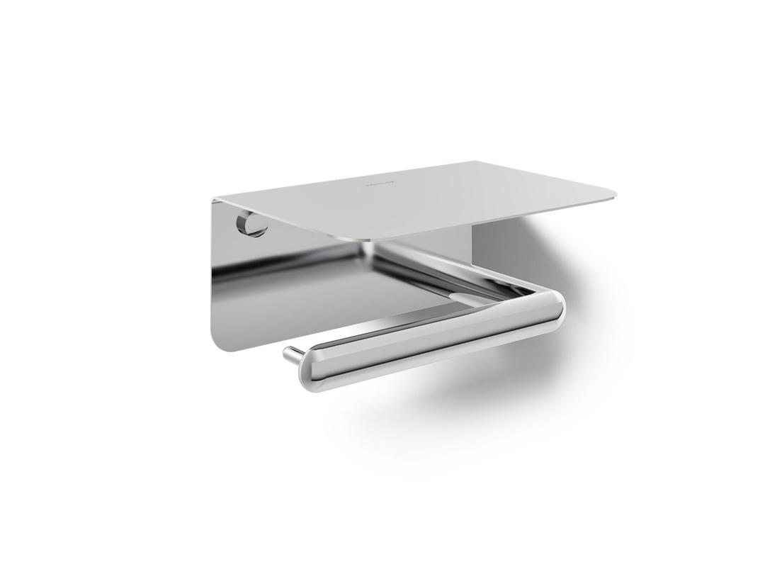 Kohler KuminE Covered horizontal toilet paper holder - Polished Chrome by Kohler