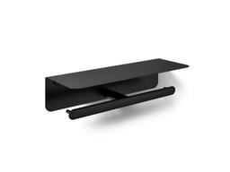 Kohler KuminE Covered double toilet paper holder - Matte Black - image 1