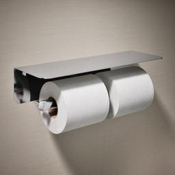 Kohler KuminE Covered double toilet paper holder - Polished Chrome - image 2