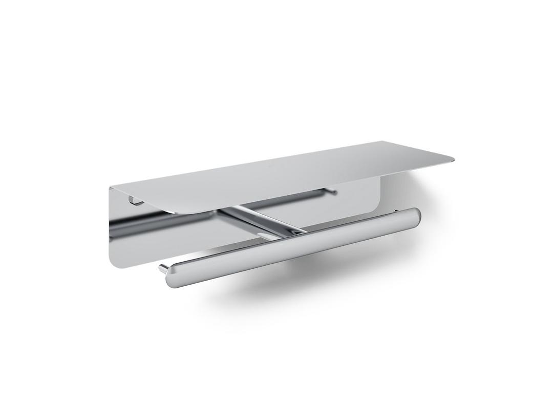 Kohler KuminE Covered double toilet paper holder - Polished Chrome by Kohler