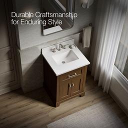 24'' bathroom vanity cabinet with sink and quartz top - image 11