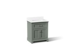 Kohler Charlemont 30'' Bathroom Vanity Cabinet With Sink And Quartz Top Umbral Green - image 1