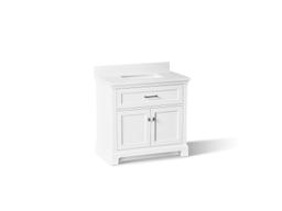 Kohler CharlemontE 36'' bathroom vanity cabinet with sink and quartz top - White - image 1