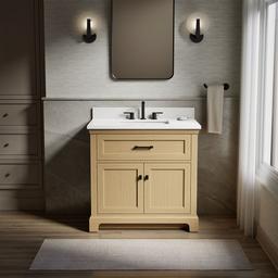 CharlemontE 36'' bathroom vanity cabinet with sink and quartz top - image 2