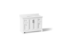 CharlemontE 48'' bathroom vanity cabinet with sink and quartz top - image 1