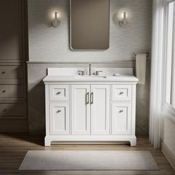 CharlemontE 48'' bathroom vanity cabinet with sink and quartz top - image 2