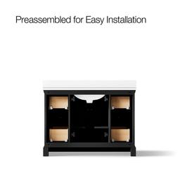 CharlemontE 48'' bathroom vanity cabinet with sink and quartz top - image 10