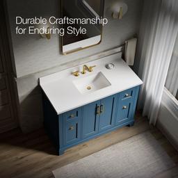 CharlemontE 48'' bathroom vanity cabinet with sink and quartz top - image 12