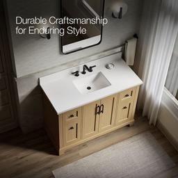 CharlemontE 48'' bathroom vanity cabinet with sink and quartz top - image 12