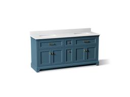 CharlemontE 72'' bathroom vanity cabinet with sinks and quartz top - image 1